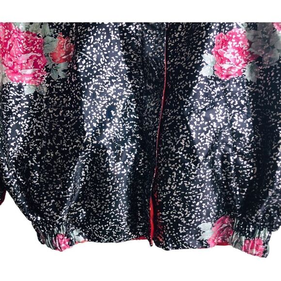 Vintage 80’s Hyung Club Metallic Floral Bomber Jacket - Picture 13 of 16